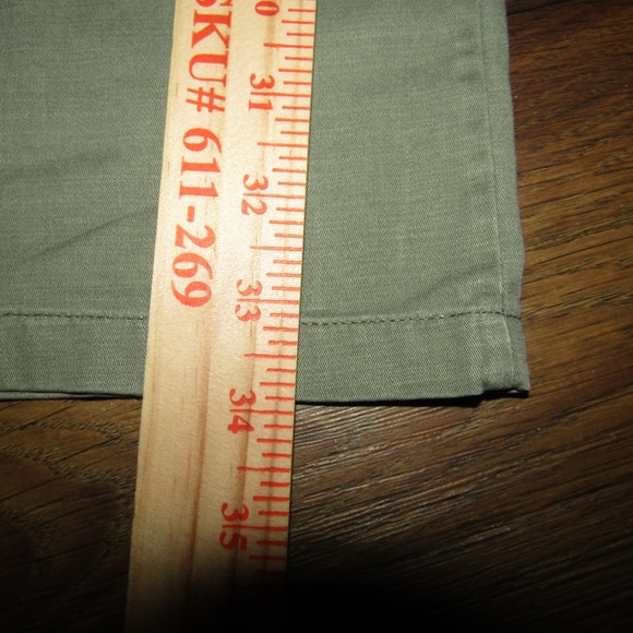 Casual Concept Tall Girl Olive Green Size 7 Pants - Picture 2 of 8